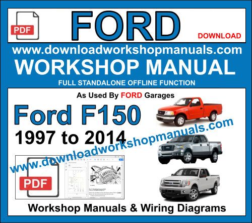 Ford F-150 1997 to 2023 workshop manual download